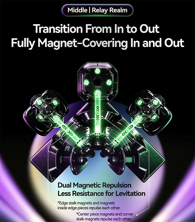 GAN17 MagDrive Maglev 3x3x3 Speed Cube UV Coated